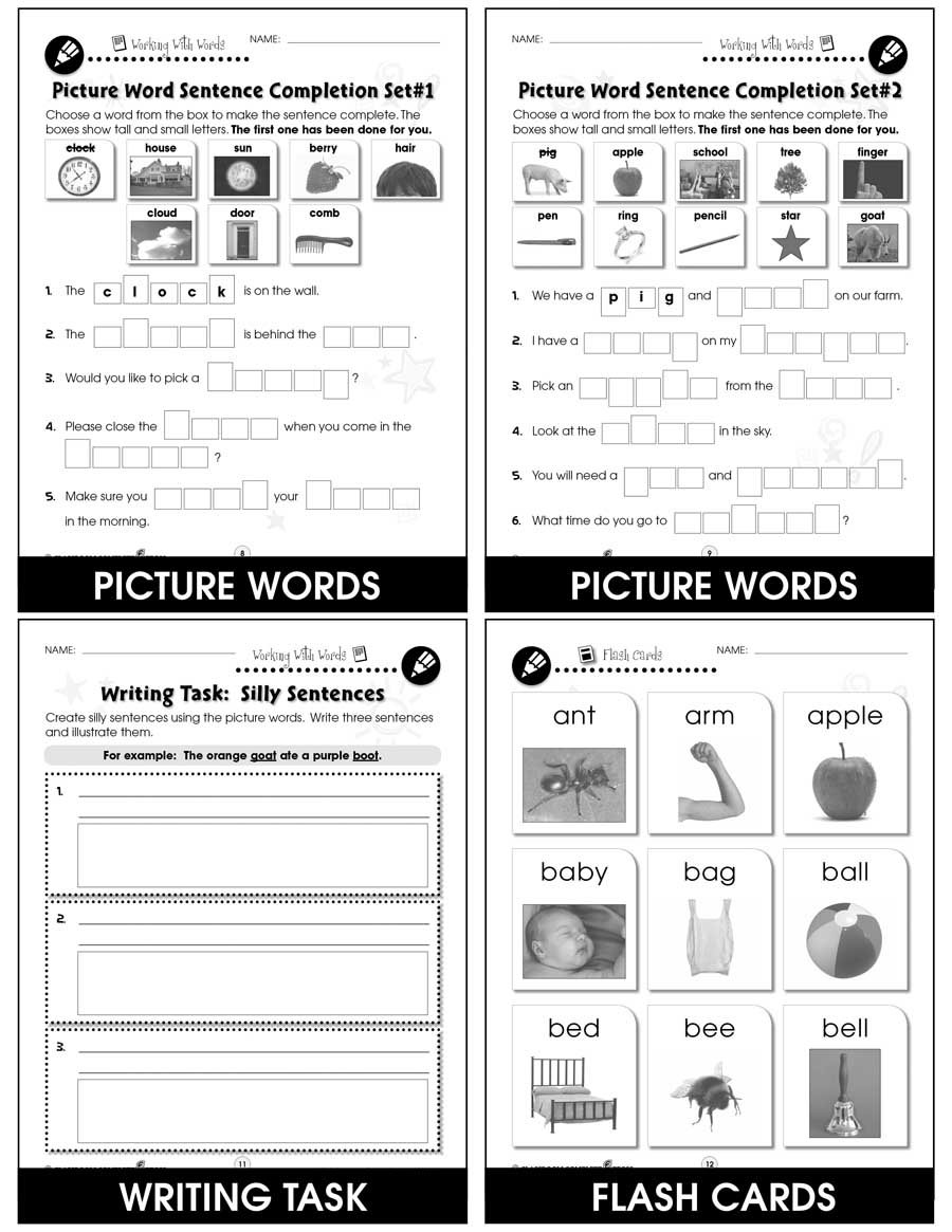High-Frequency Picture Words: Sentence Completion - Chapter Slice eBook