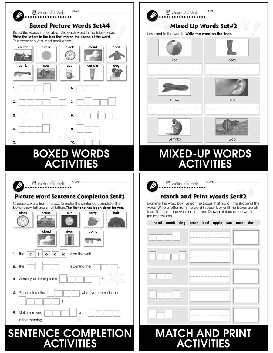 High Frequency Picture Words Gr. PK-2 - eBook