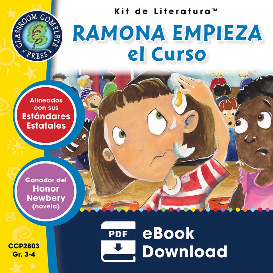 Ramona Empieza el Curso - Kit de Literatura Gr. 3-4 - libro electronico