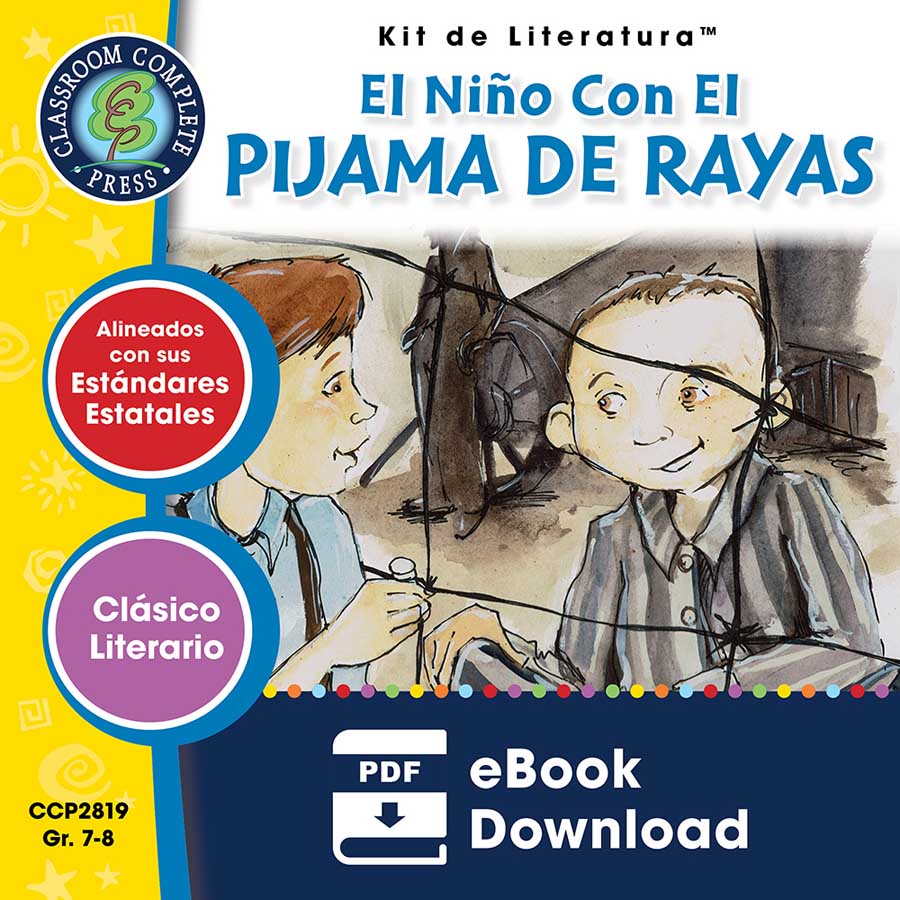El niño con el pijama de rayas - Kit de Literatura Gr. 7-8 - libro electronico