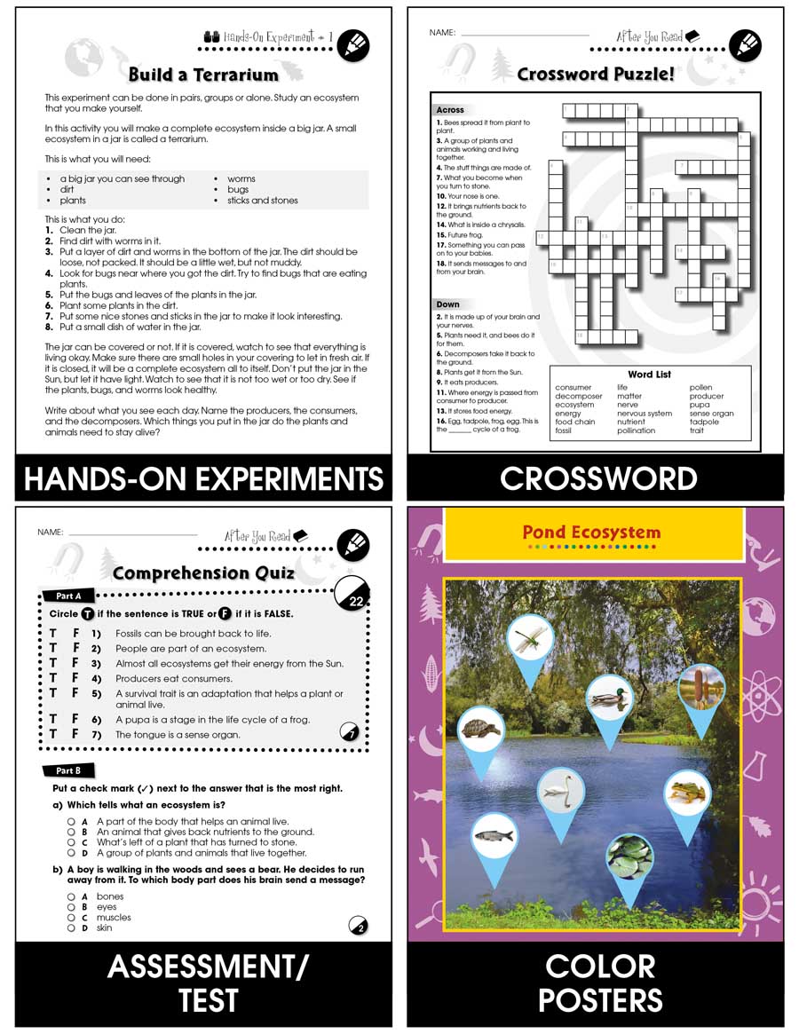 Hands-On - Life Science: Ecosystems Gr. 1-5 - Chapter Slice eBook