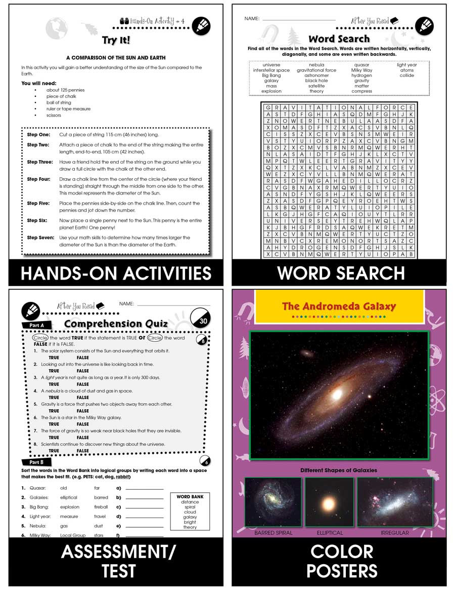 Galaxies & The Universe: Galaxies Gr. 5-8 - Chapter Slice eBook
