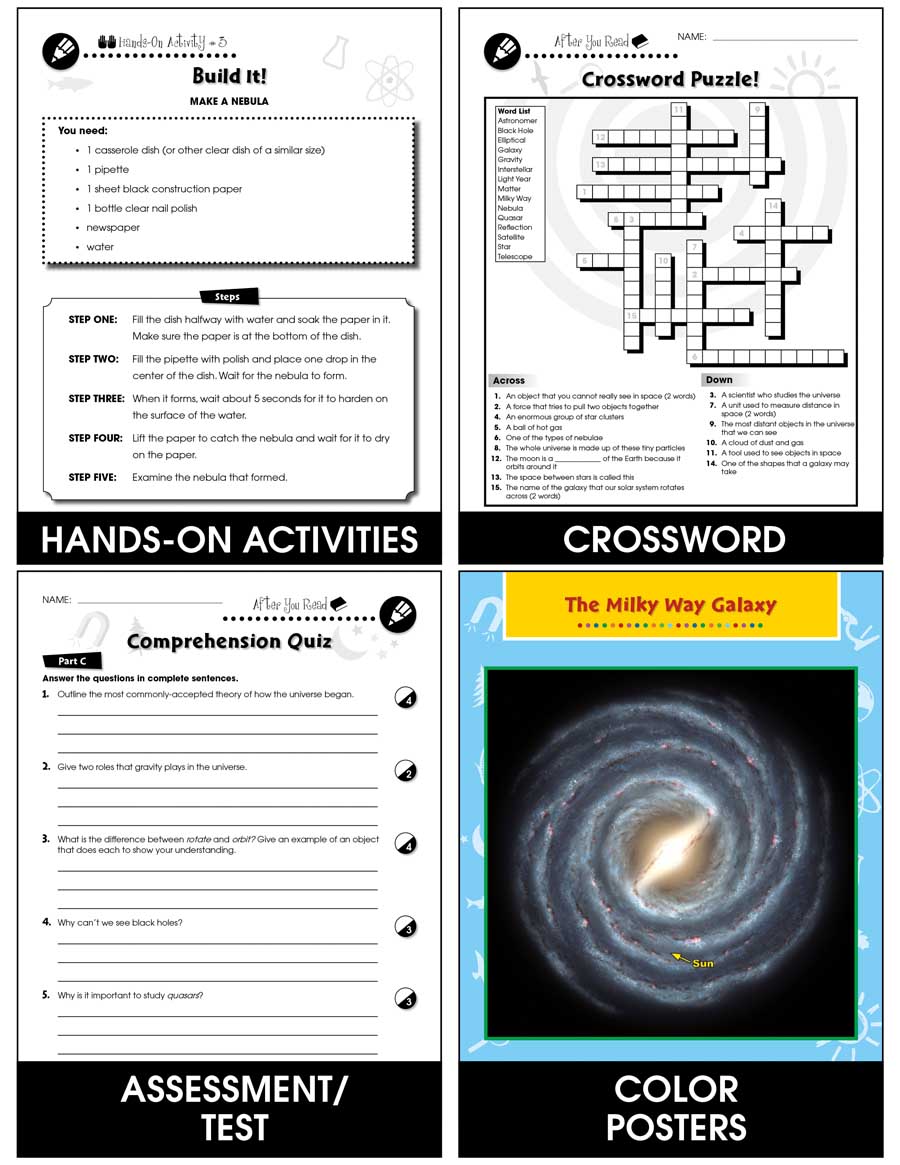 Galaxies & The Universe: Quasars Gr. 5-8 - Chapter Slice eBook