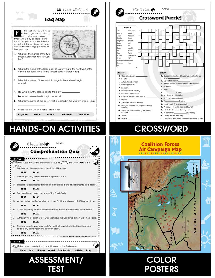 Persian Gulf War 1990 1991 Grades 5 To 8 Ebook Lesson Plan Ccp Interactive