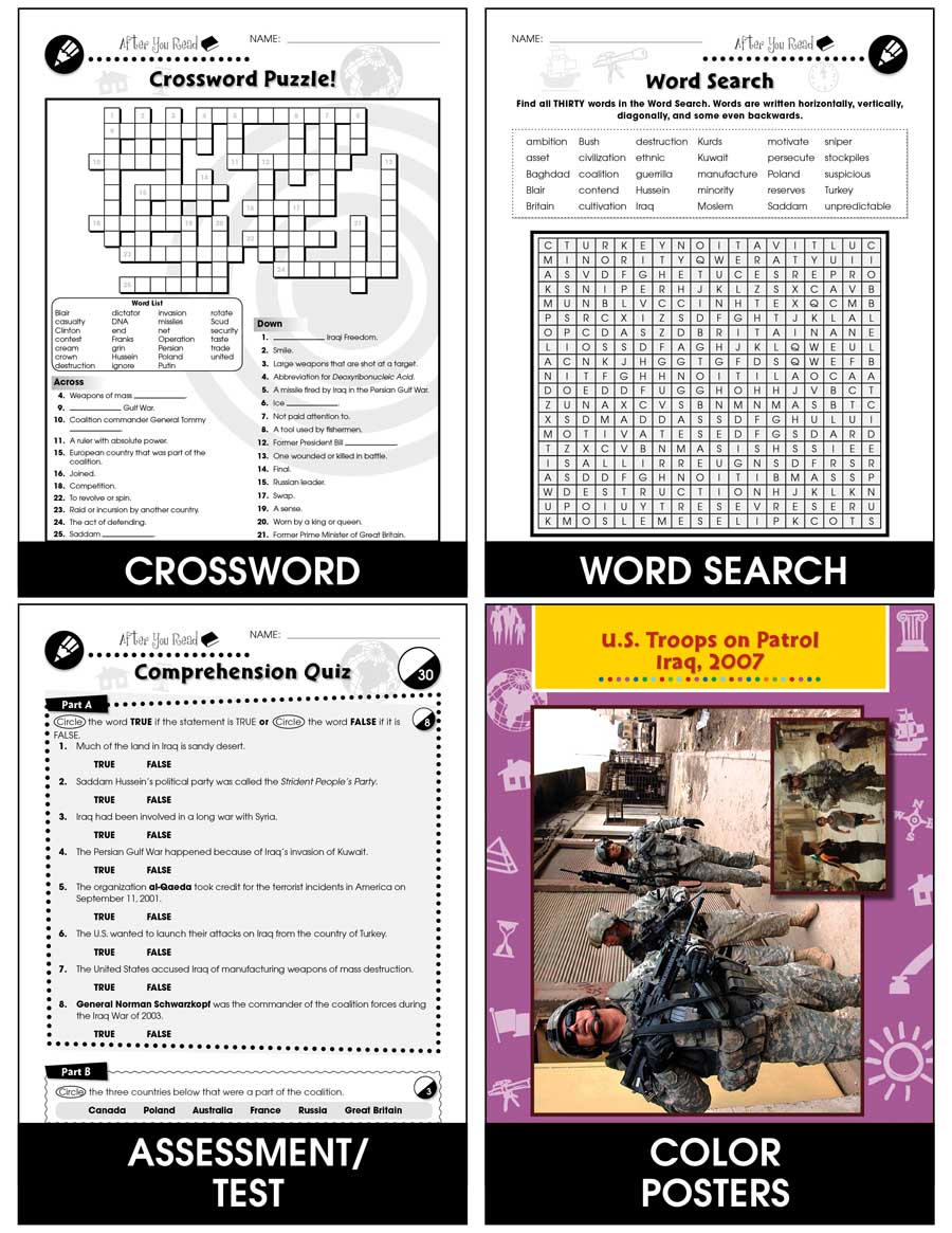 Iraq War (2003-2010): World Terrorism Gr. 5-8 - Chapter Slice eBook