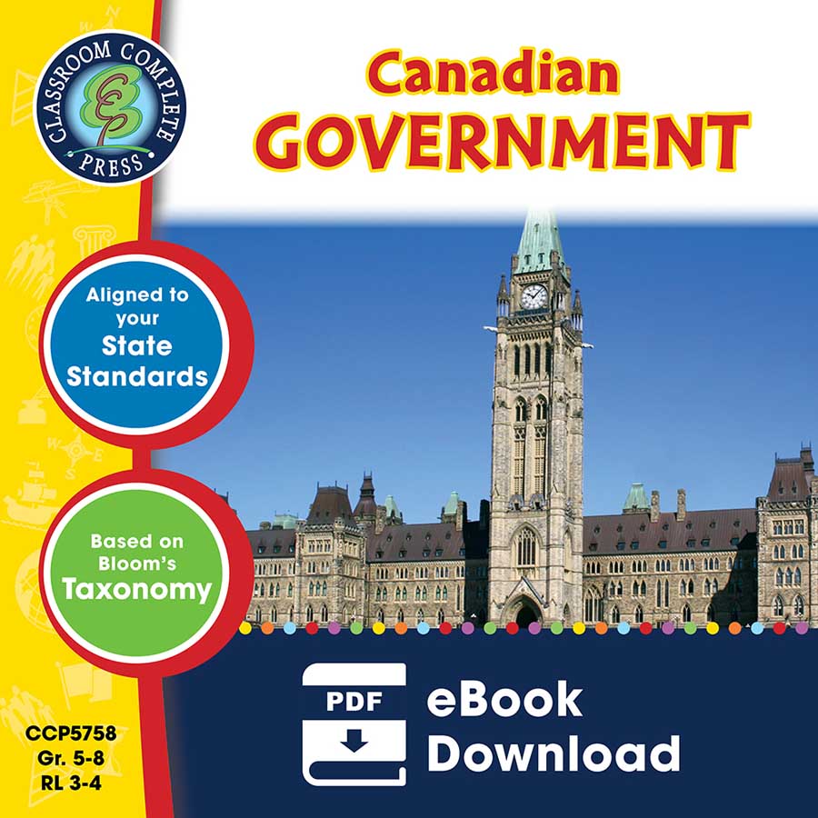 Canadian Government Gr. 5-8 - eBook