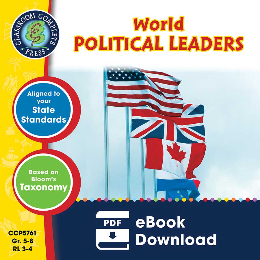 World Political Leaders Gr. 5-8 - eBook