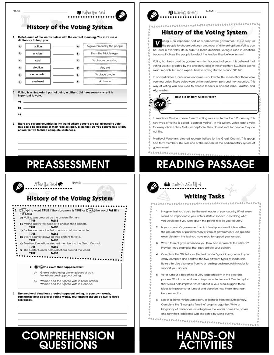 The Electoral Process Worksheet Answers Word Worksheet