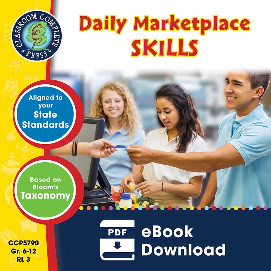 Daily Marketplace Skills Gr. 6-12 - eBook