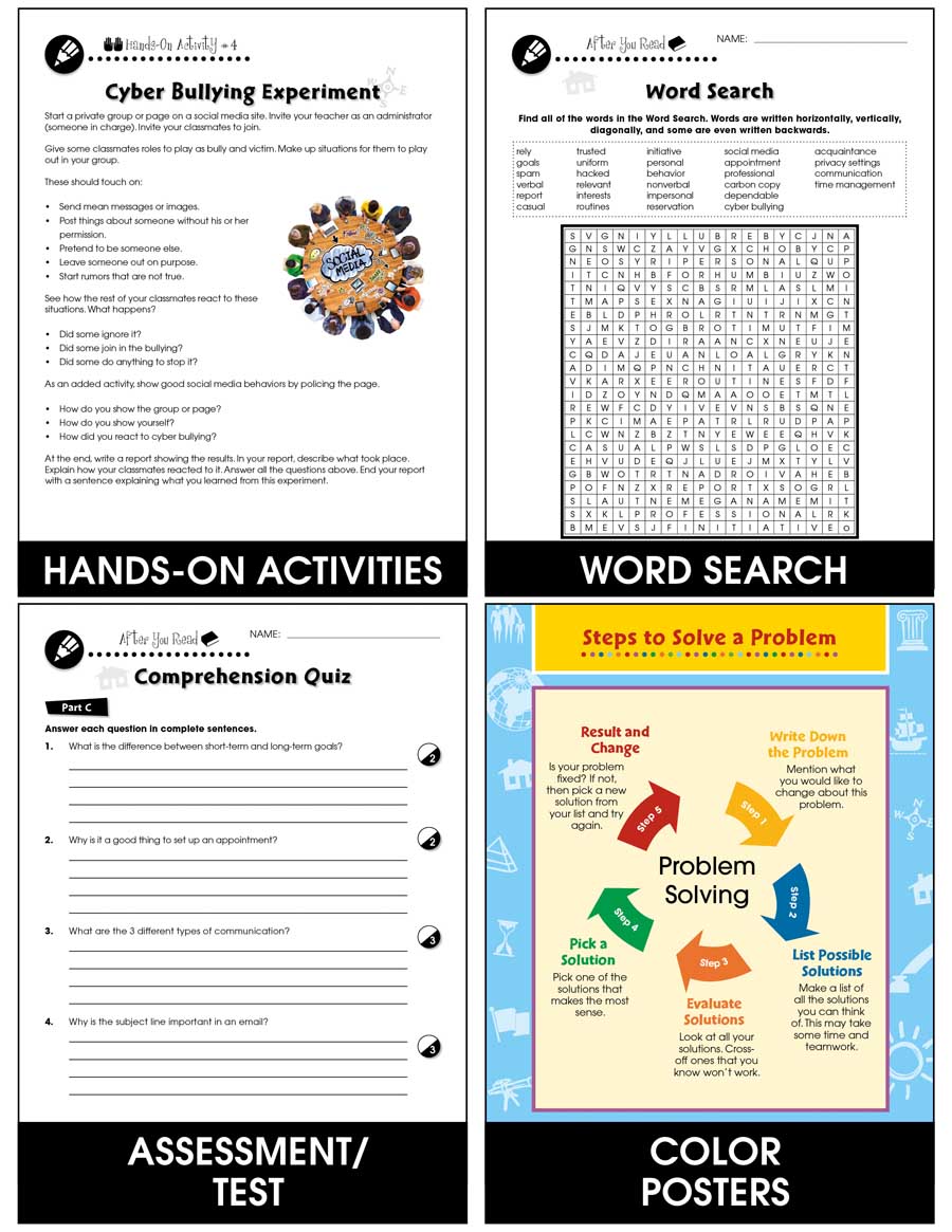 Daily Social & Workplace Skills: Texting, Email & Telephone Manners Gr. 6-12 - Chapter Slice eBook