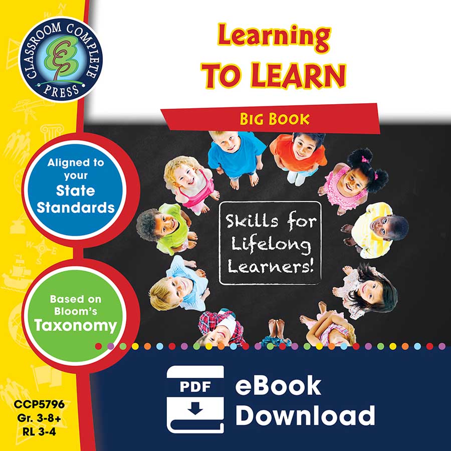 21st Century Skills - Learning to Learn Big Book Gr. 3-8+ - eBook