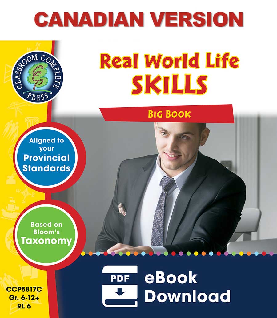 Real World Life Skills Big Book - Canadian Content Gr. 6-12+ - eBook