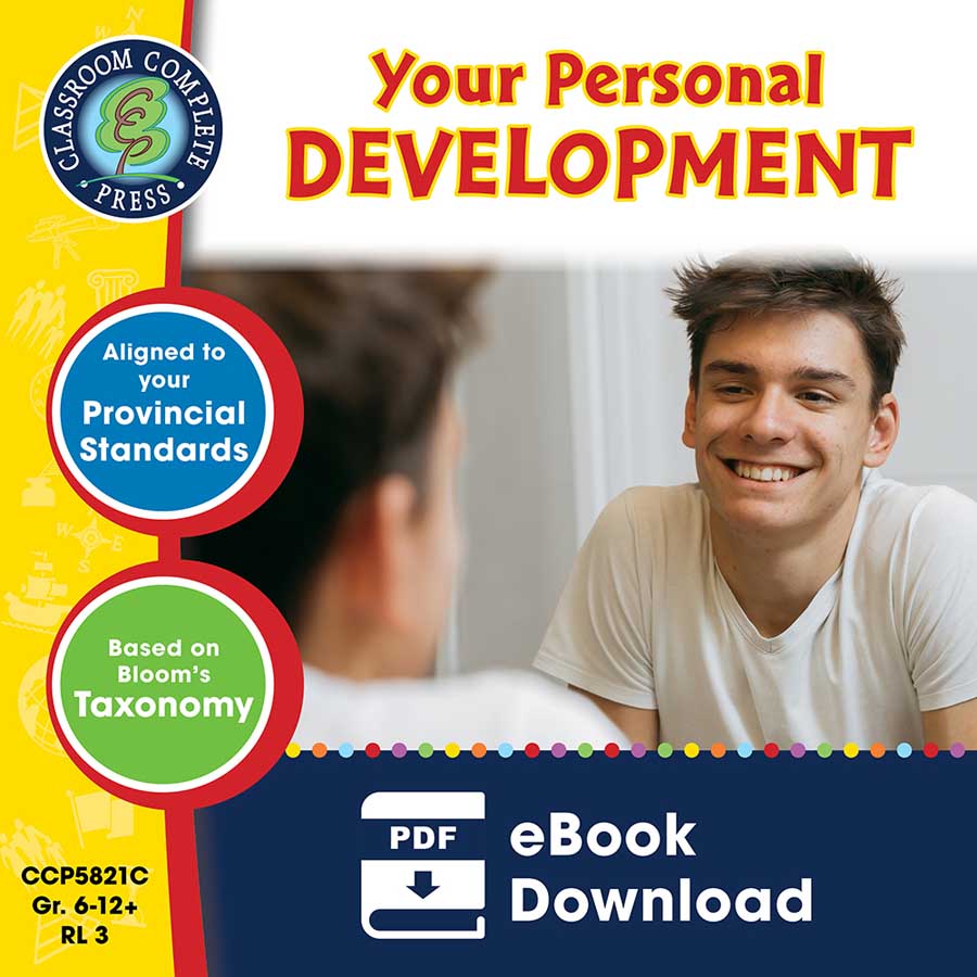Applying Life Skills - Your Personal Development - Canadian Content Gr. 6-12+ - eBook