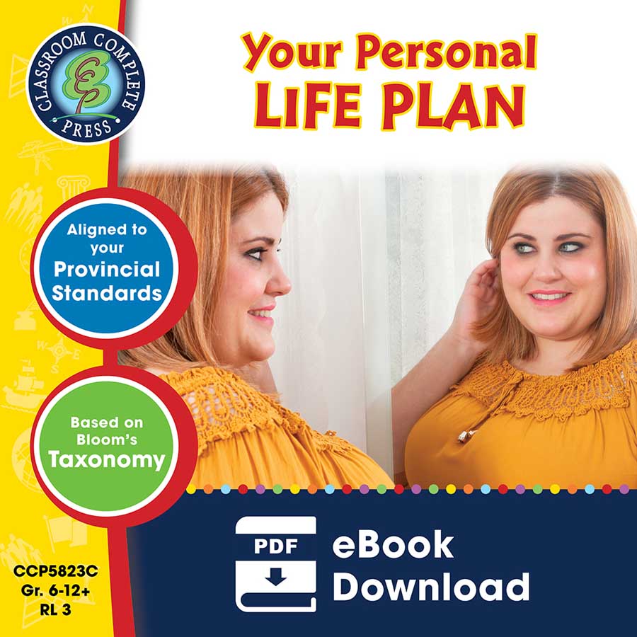 Applying Life Skills - Your Personal Life Plan - Canadian Content Gr. 6-12+ - eBook