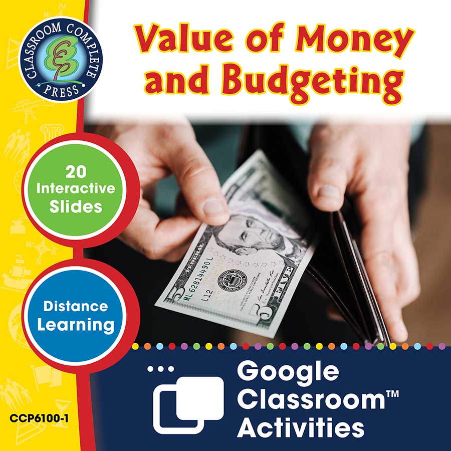 Daily Marketplace Skills: Value of Money & Budgeting - Google Slides Gr. 6-12 (SPED) - eBook