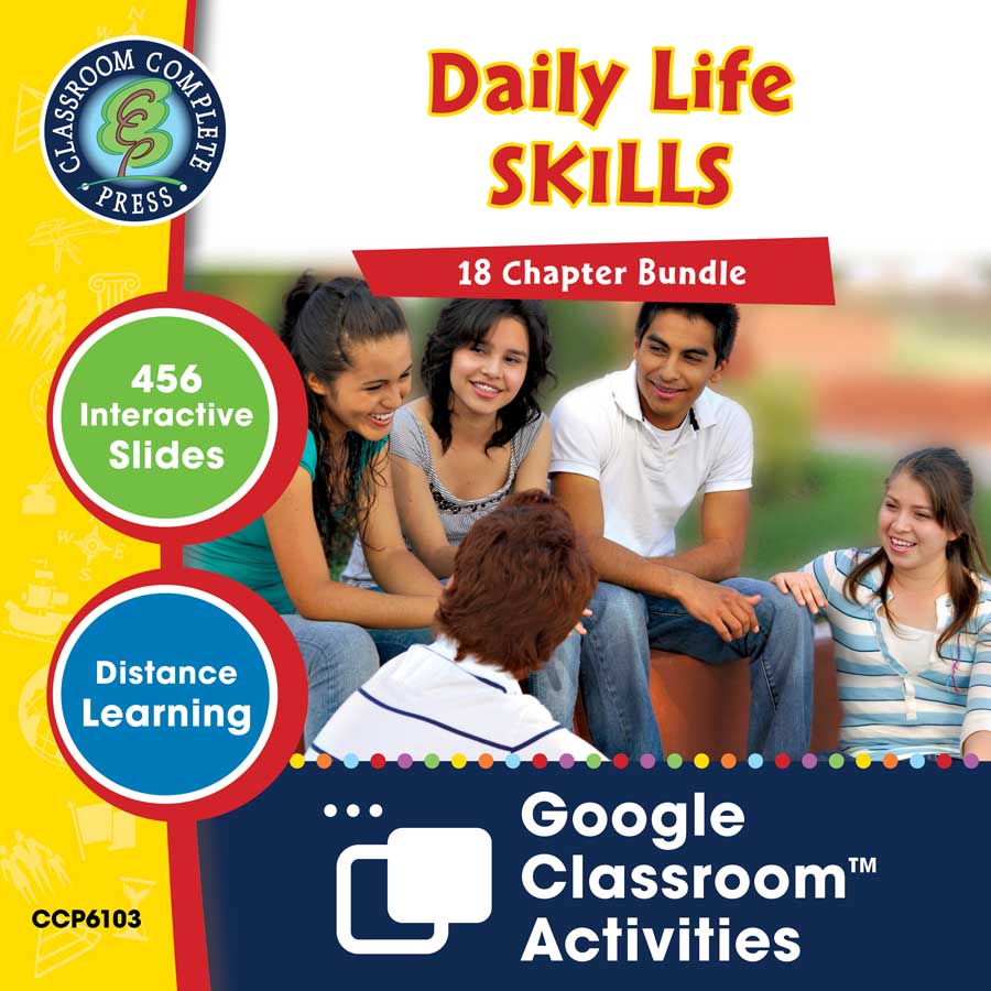 Daily Life Skills BUNDLE - Google Slides Gr. 6-12 (SPED) - eBook