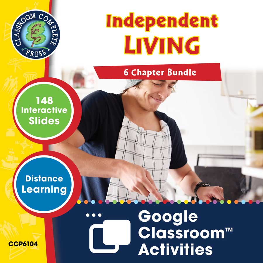 Practical Life Skills - Independent Living - Google Slides BUNDLE Gr. 9-12+ (SPED) - eBook