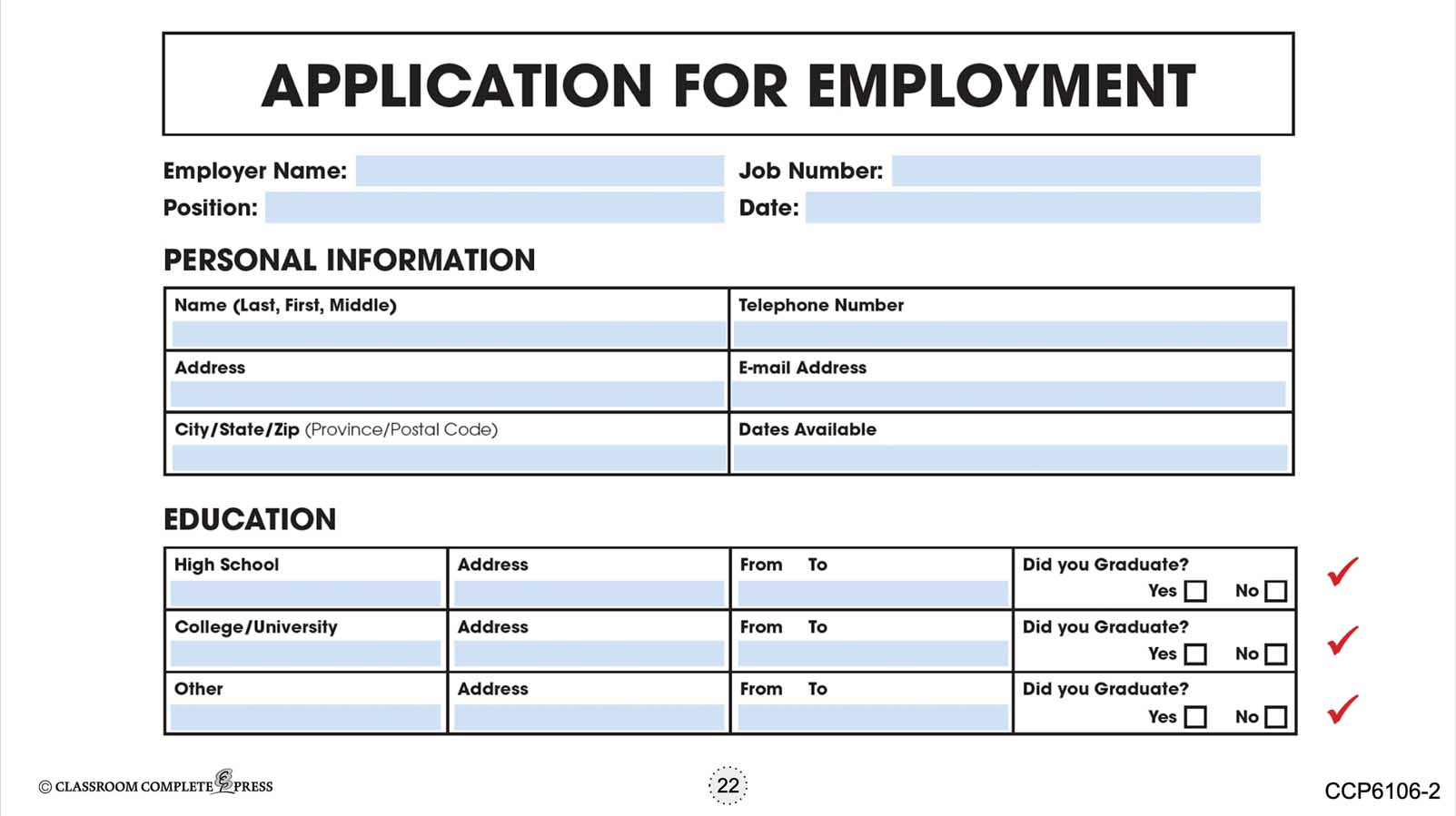 Practical Life Skills - Employment & Volunteering: Job Interview Basics - Google Slides Gr. 9-12+ (SPED) - eBook