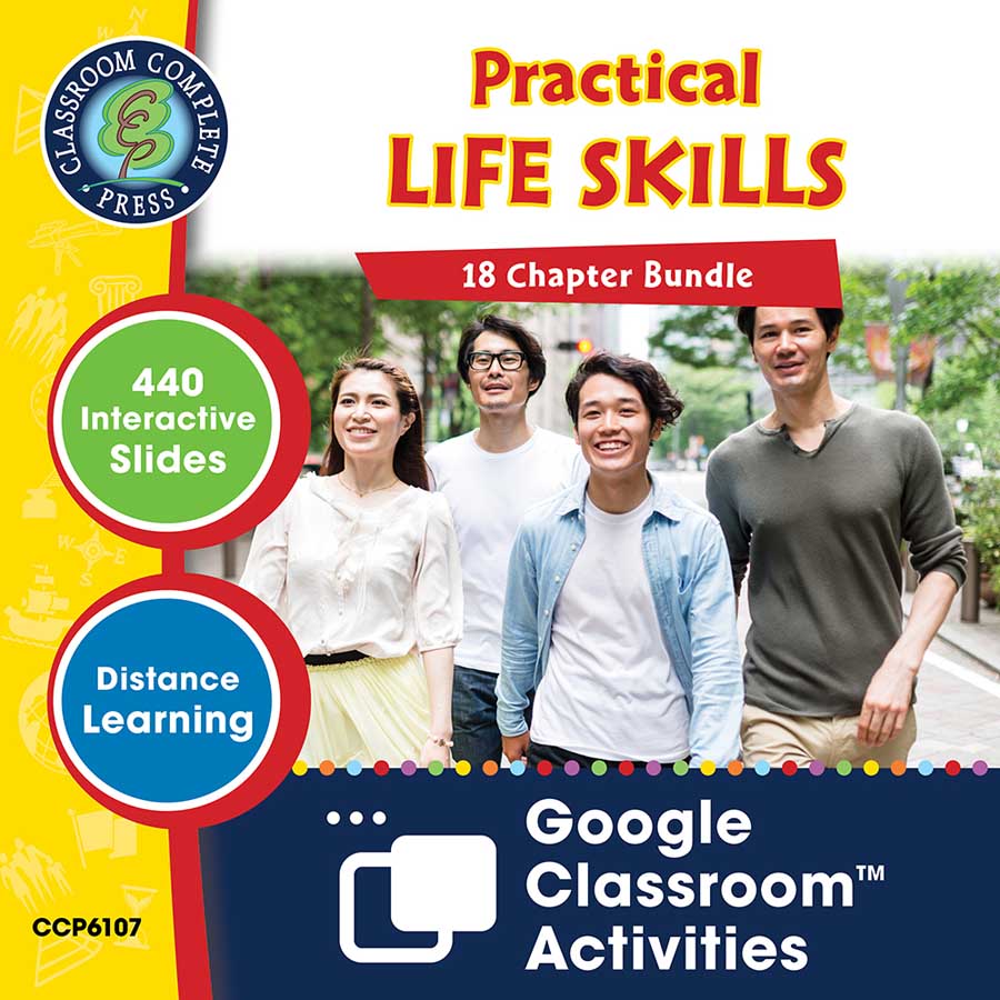 Practical Life Skills BUNDLE - Google Slides Gr. 9-12+ (SPED) - eBook