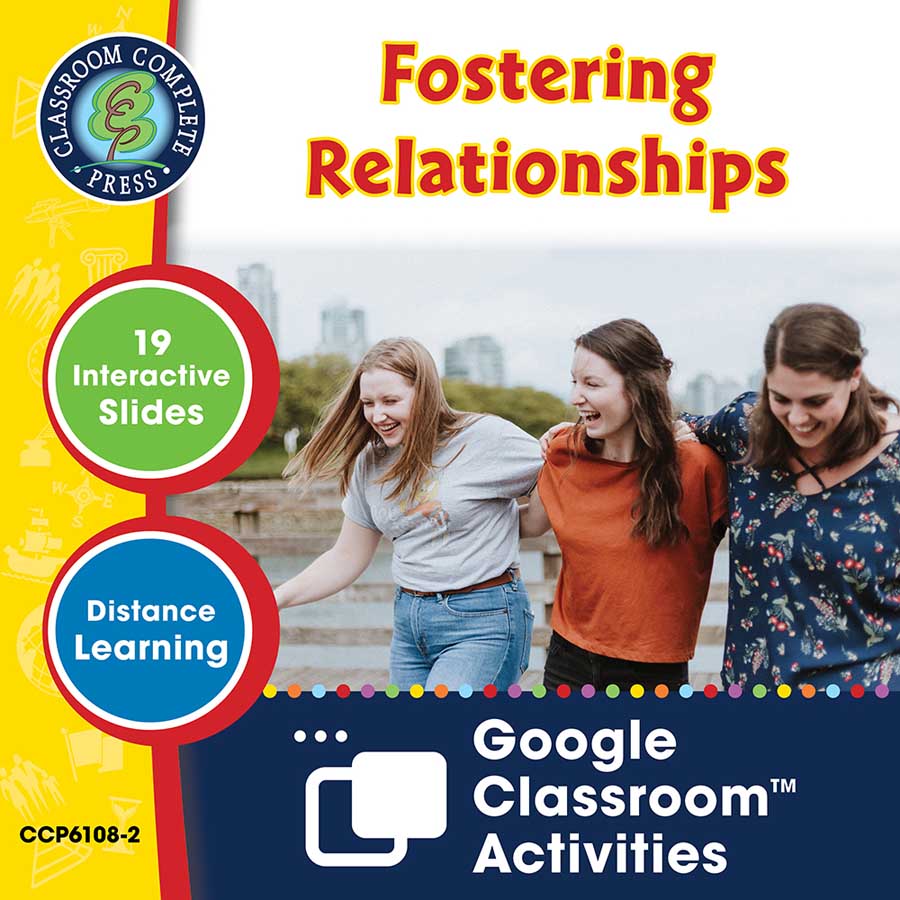 Real World Life Skills - Social Skills: Fostering Relationships - Google Slides Gr. 6-12+ (SPED) - eBook
