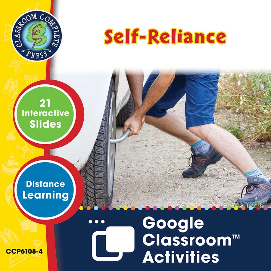 Real World Life Skills - Social Skills: Self-Reliance - Google Slides Gr. 6-12+ (SPED) - eBook