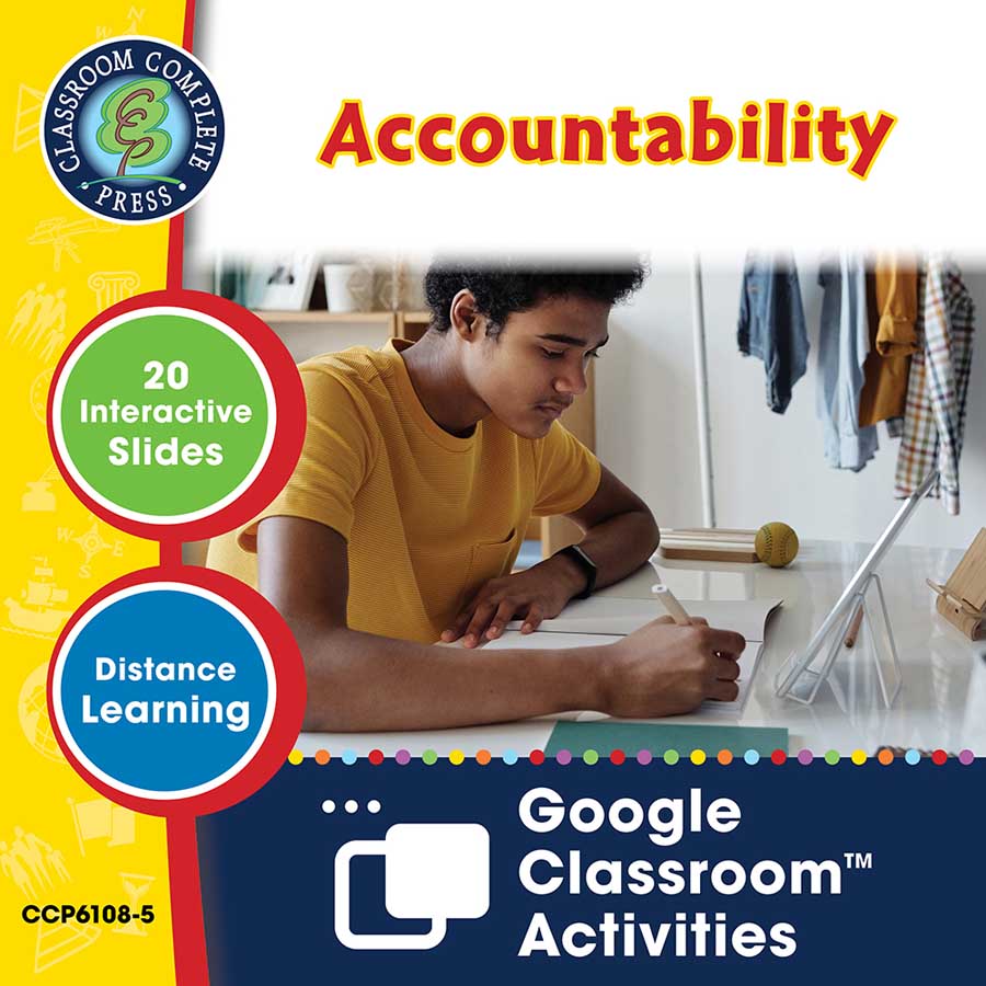 Real World Life Skills - Social Skills: Accountability - Google Slides Gr. 6-12+ (SPED) - eBook