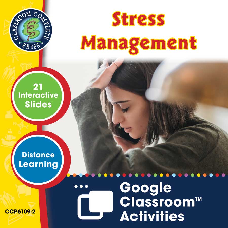 Real World Life Skills - Self-Sustainability Skills: Stress Management - Google Slides Gr. 6-12+ (SPED) - eBook