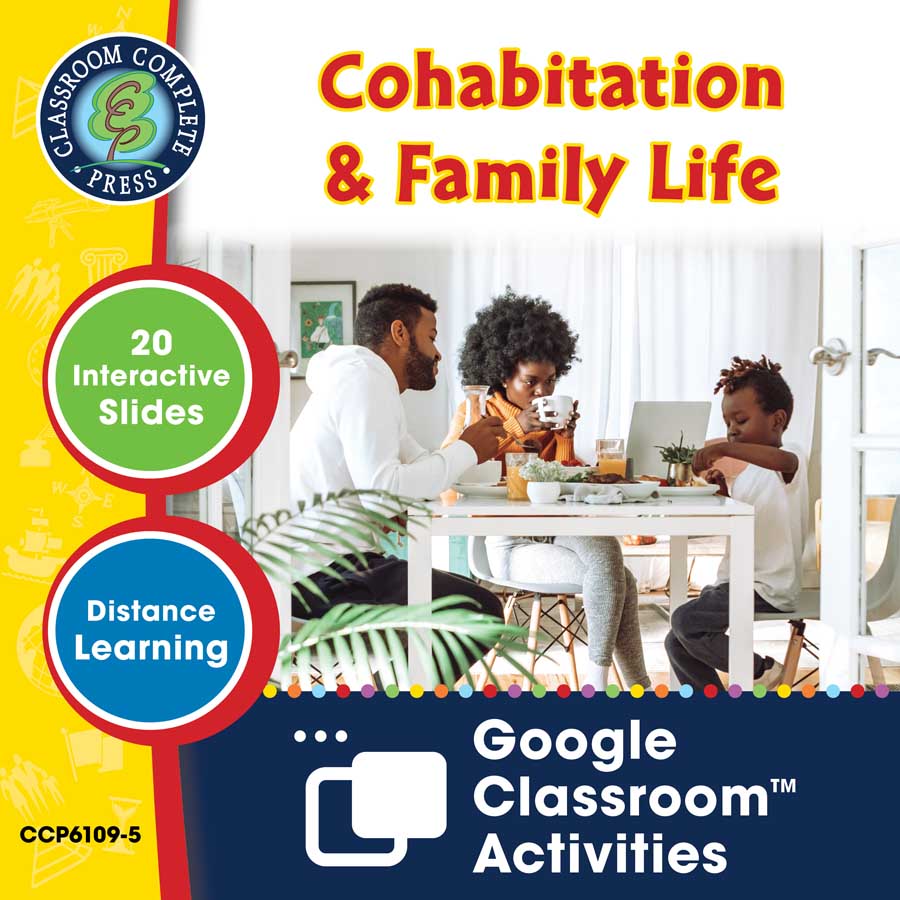 Real World Life Skills - Self-Sustainability Skills: Cohabitation & Family Life - Google Slides Gr. 6-12+ (SPED) - eBook