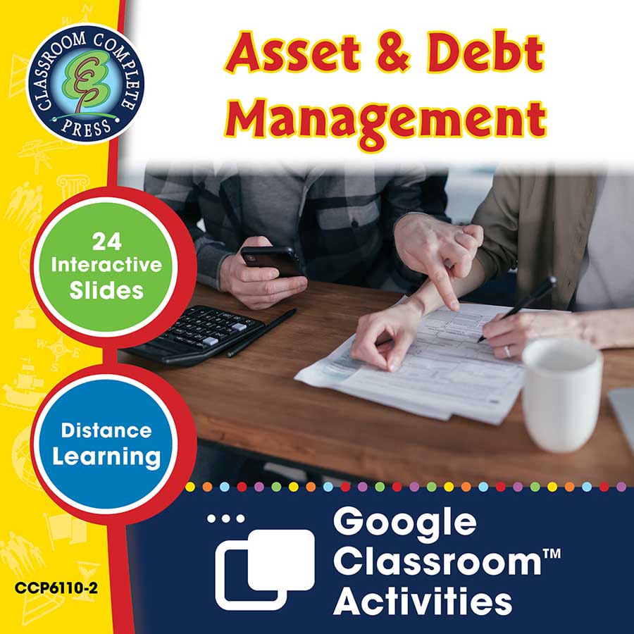 Real World Life Skills - Financial Literacy Skills: Asset & Debt Management - Google Slides Gr. 6-12+ (SPED) - eBook