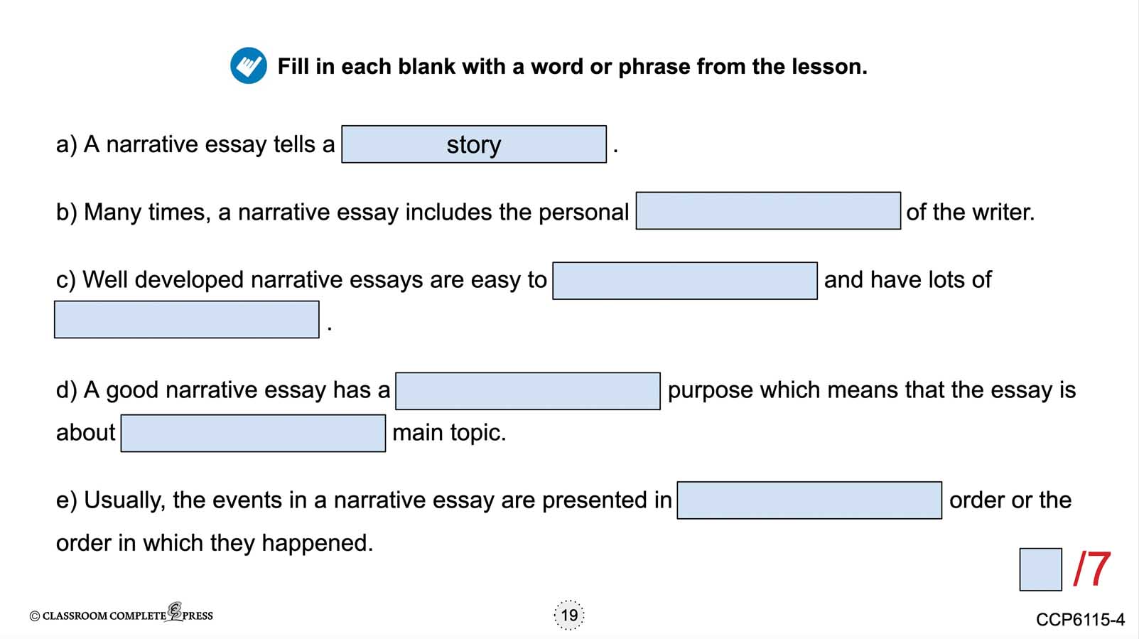 How to Write an Essay: What is a Narrative Essay? & Writing a Narrative Essay - Google Slides Gr. 5-8 - eBook
