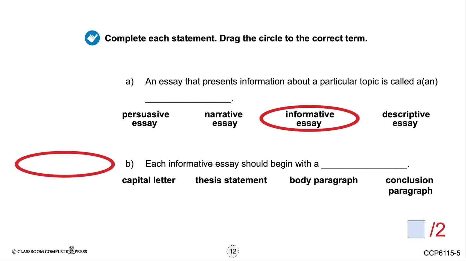 How to Write an Essay: What is an Informative Essay? & Writing an Informative Essay - Google Slides Gr. 5-8 - eBook