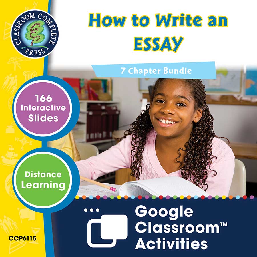 How to Write an Essay - Google Slides BUNDLE Gr. 5-8 - eBook