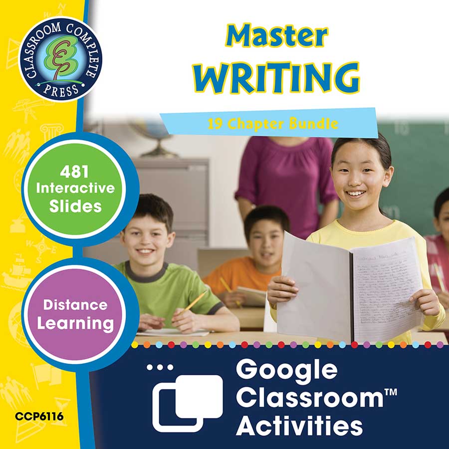 Master Writing BUNDLE - Google Slides Gr. 5-8 - eBook