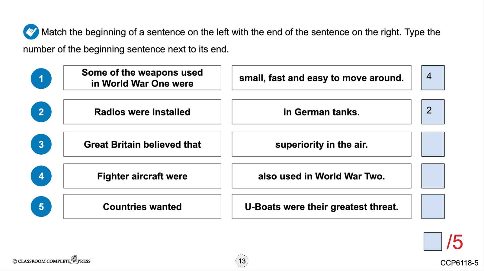 World War 2: New Weapons of War - Google Slides Gr. 5-8 - eBook