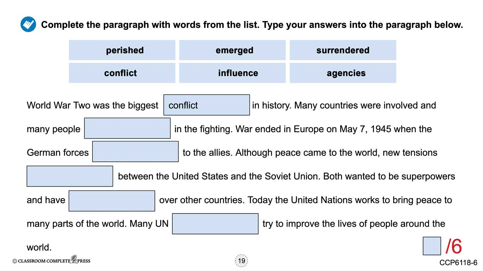 World War 2: The End of War - Google Slides Gr. 5-8 - eBook
