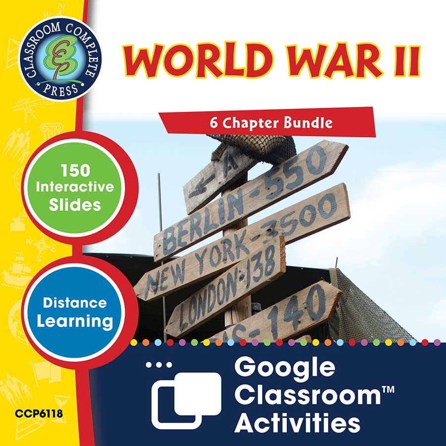 World War 2 - Google Slides BUNDLE Gr. 5-8 - eBook