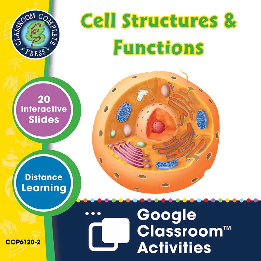 Cells, Skeletal & Muscular Systems: Cell Structures & Functions - Google Slides Gr. 5-8 - eBook