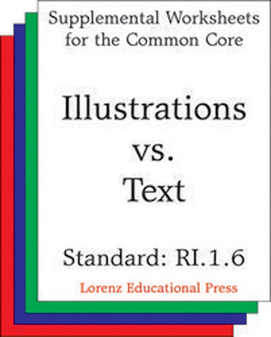 Illustrations vs Text (CCSS RI.1.6)