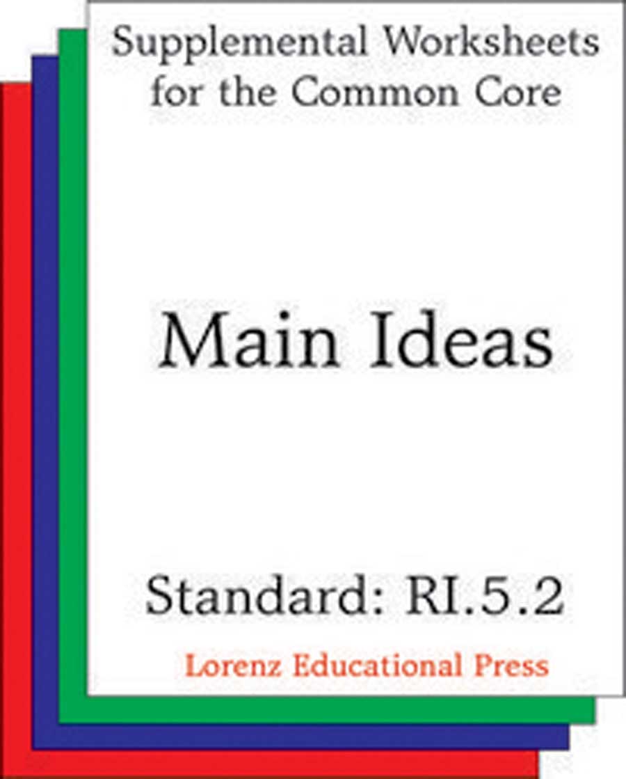 Main Ideas (CCSS RI.5.2)