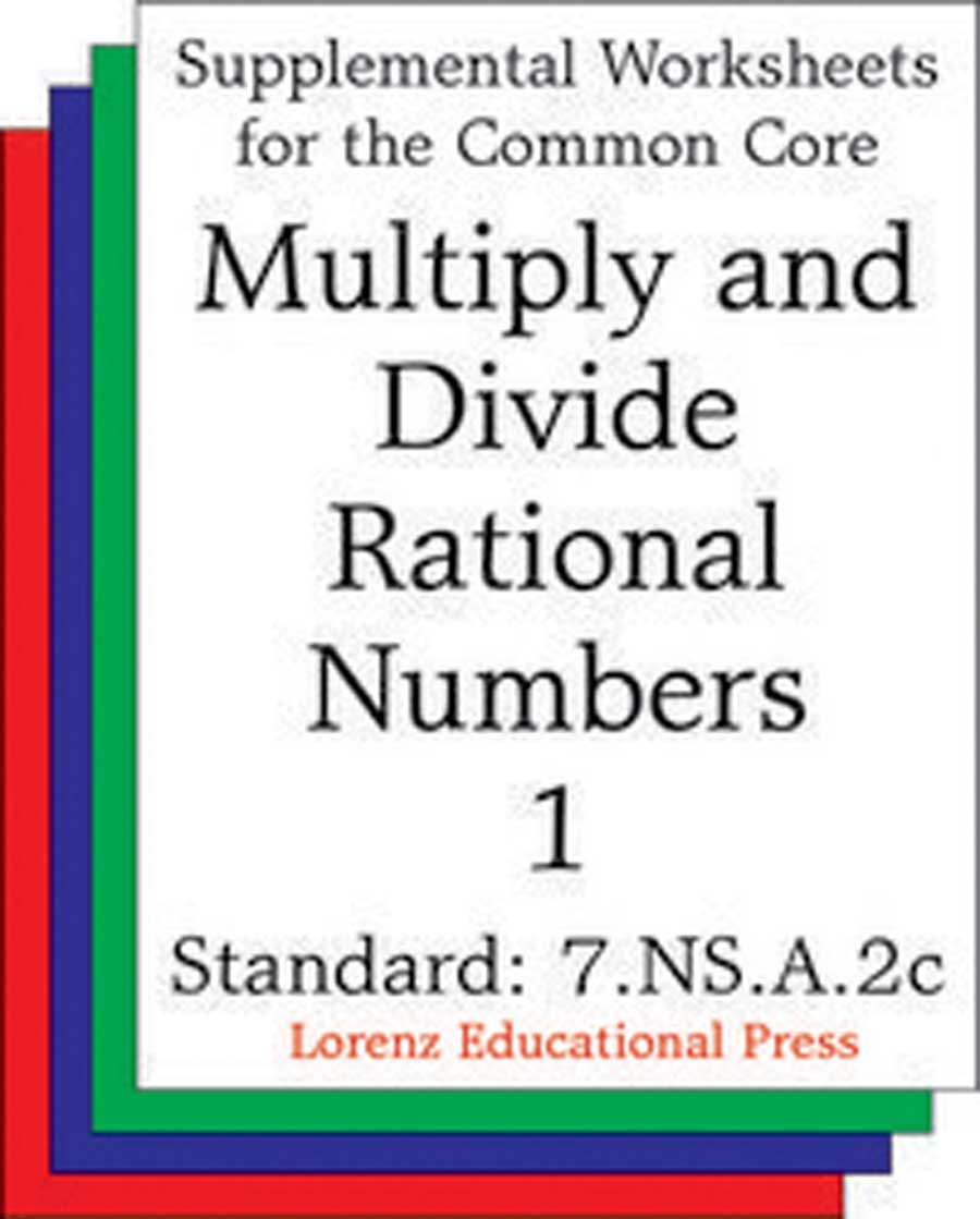 Multiply and Divide Rational Numbers 1 (CCSS 7.NS.A.2c)
