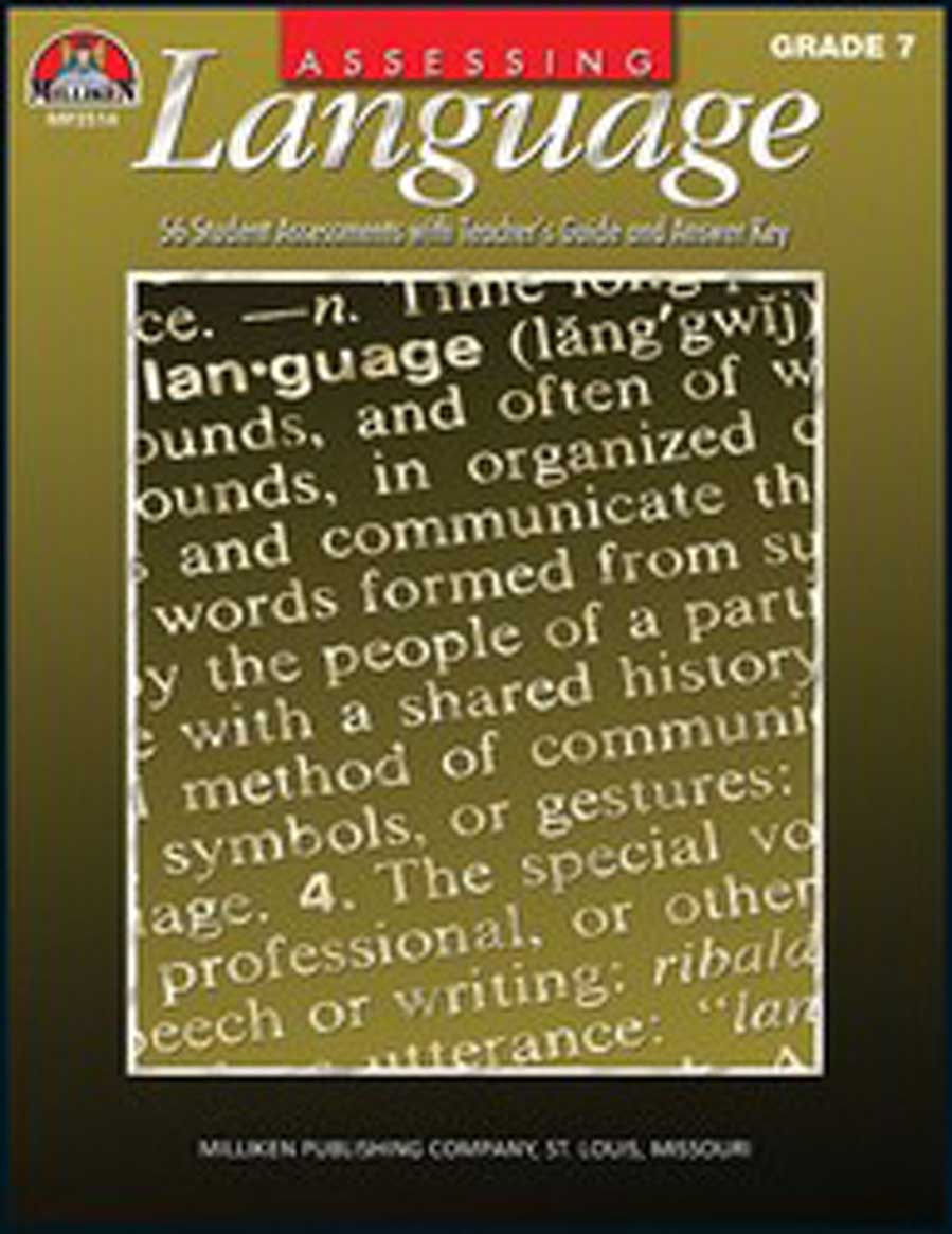Assessing Language - Gr 7