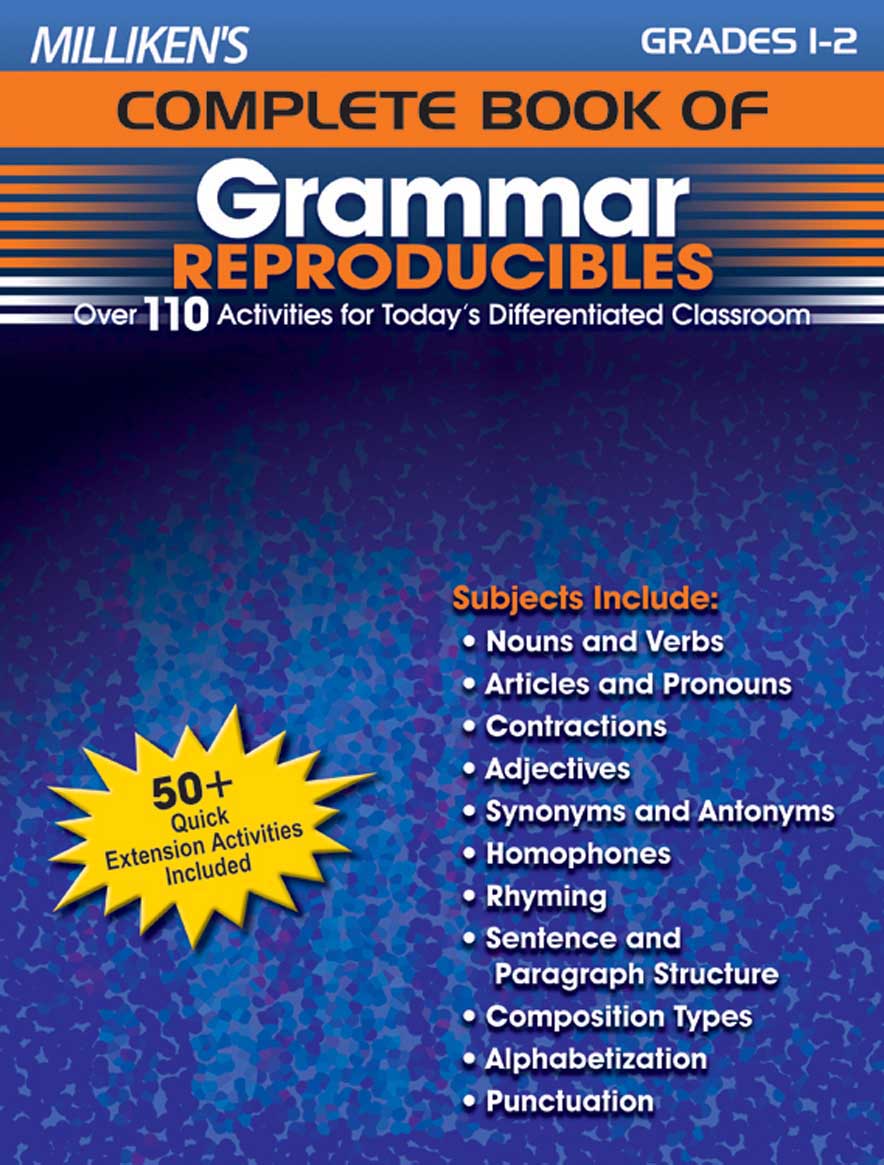 Milliken's Complete Book of Grammar Reproducibles - Grades 1-2