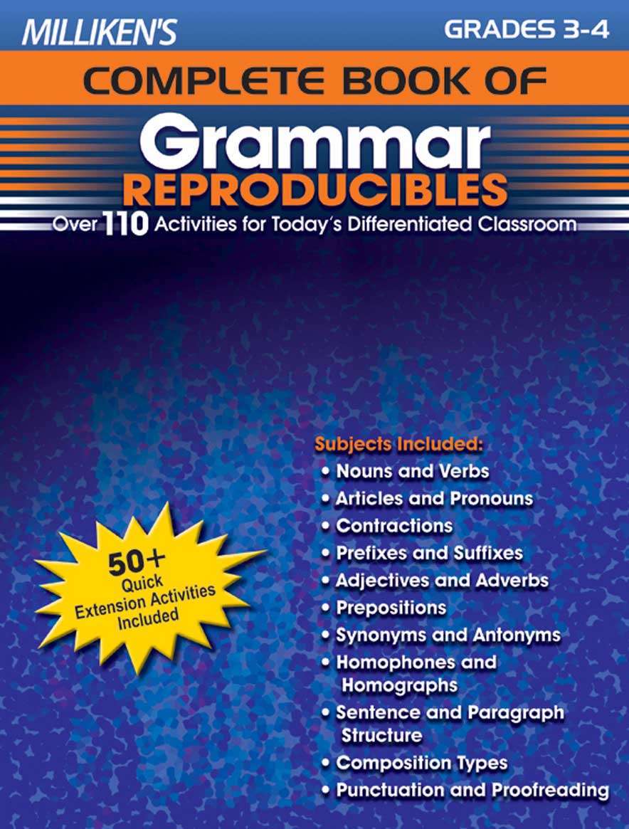 Milliken's Complete Book of Grammar Reproducibles - Grades 3-4