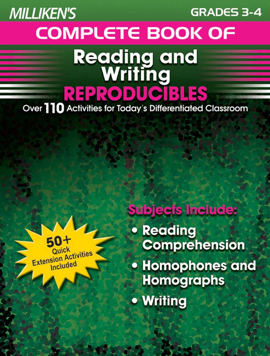 Milliken's Complete Book of Reading and Writing Reproducibles - Grades 3-4