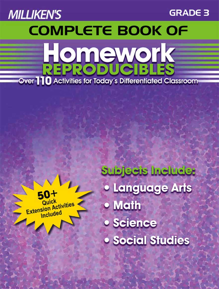 Milliken's Complete Book of Homework Reproducibles - Grade 3