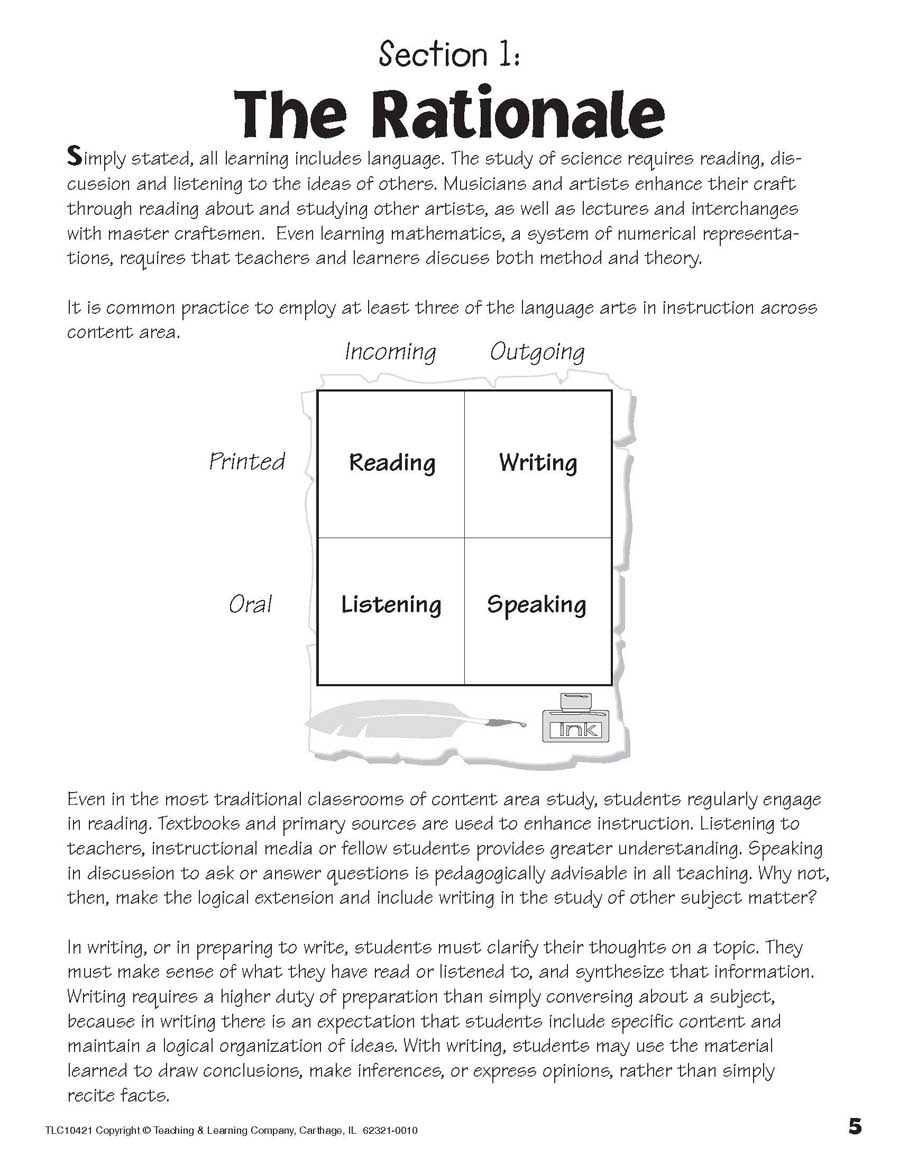 Four Square: Writing in the Content Areas for Grades 1-4