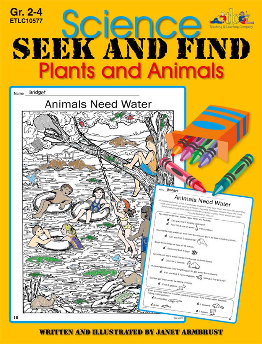 Science Seek and Find Plants and Animals