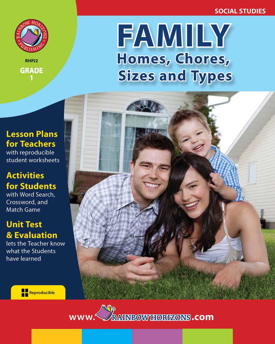 Family: Homes, Chores, Sizes & Types Gr. 1 - print book