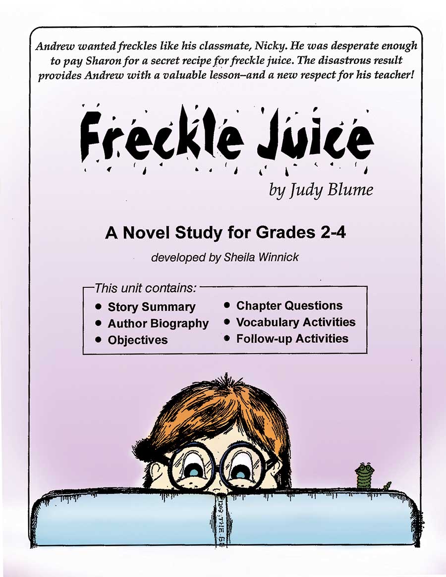 FRECKLE JUICE NOVEL STUDY Gr. 2-4 - eBook