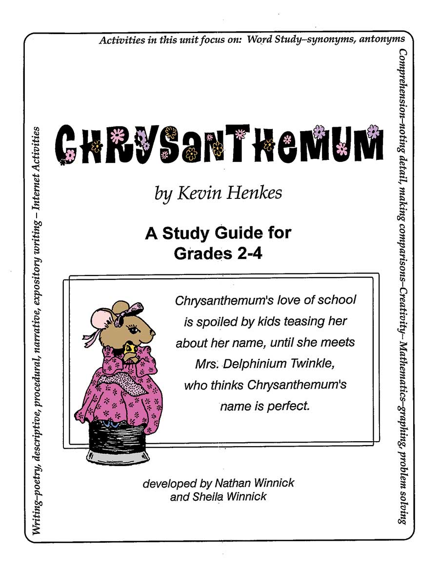 CHRYSANTHEMUM - STUDY GUIDE Gr. 2-4 - eBook